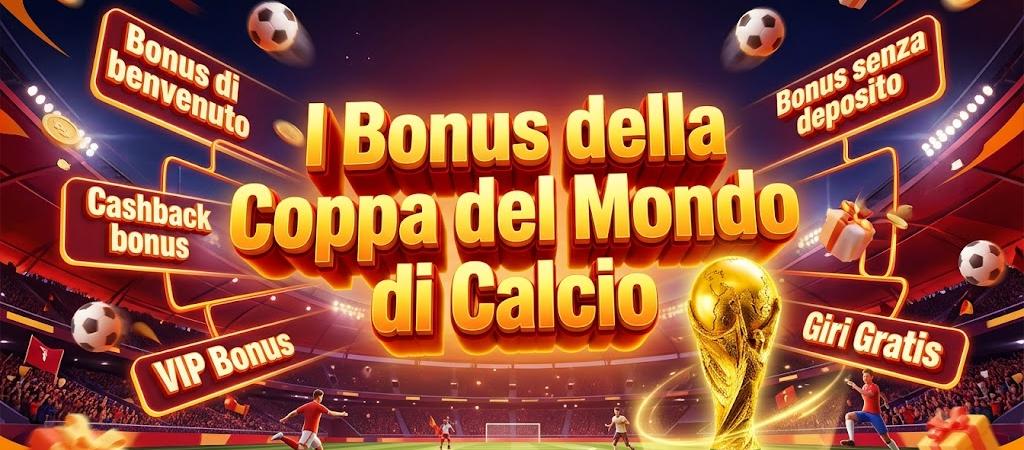 Promozioni e bonus scommesse mondiali